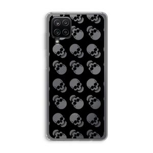 Musketon Skulls: Samsung Galaxy A12 Transparant Hoesje