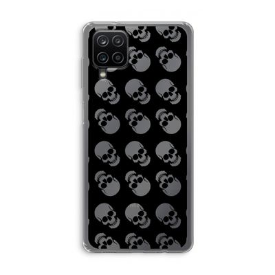Musketon Skulls: Samsung Galaxy A12 Transparant Hoesje