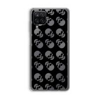 Musketon Skulls: Samsung Galaxy A12 Transparant Hoesje