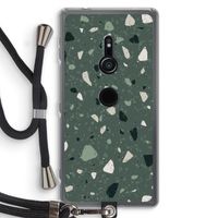 Terrazzo N°19: Sony Xperia XZ2 Transparant Hoesje met koord