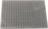 SCHÖNEK Black rear rubber mat 460x400 mm