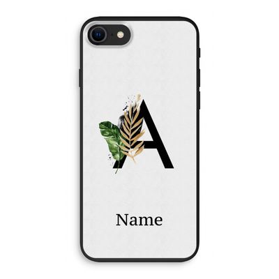 Charcoal Flora: iPhone 8 Biologisch afbreekbaar hoesje