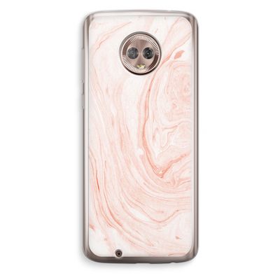 Peach bath: Motorola Moto G6 Transparant Hoesje