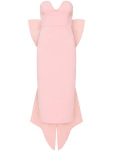 Rebecca Vallance robe-bustier Annabelle à coupe mi-longue - Rose