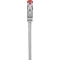 Renkforce RF-4724934 RJ45 Netwerkkabel, patchkabel CAT 6 S/FTP 2.00 m Grijs Snagless, Vergulde steekcontacten, Vlambestendig 1 stuk(s)