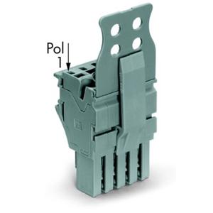 WAGO 2022-104/143-000 Connector, female Grijs 50 stuk(s)