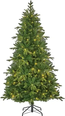 Black Box Trees Brampton slim verlichte kunstkerstboom groen 240cm - 300 lampjes