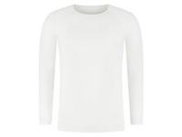 Skafit thermoshirt lange mouw met zilvergaren wit