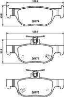 Brake Pad Set, Disc Brake 8db 8DB355040101