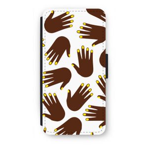 Hands dark: iPhone SE 2020 Flip Hoesje