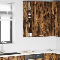 Hangkast Riga Gerookt eiken 20 x 29,5 x 100 cm Bewerkt hout Hangkast Riga Gerookt eiken 20 x 29,5 x 100 cm Bewerkt hout