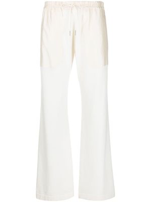 Fabiana Filippi pantalon droit à lien de resserrage - Blanc