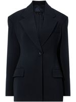 Proenza Schouler blazer en laine vierge à simple boutonnage - Noir - thumbnail