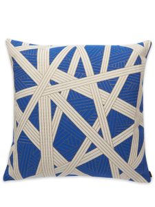 Missoni Home coussin Nastri à imprimé géométrique - Bleu