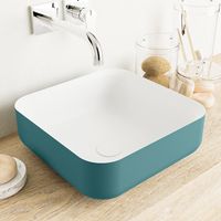 MONDIAZ BINX Waskom solid surface 36cm kleur Smag / Talc