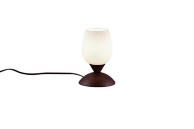 Trio Tafellamp roestbruinCup Ii wit glas - R59441024