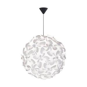 Umage Lora Medium hanglamp white - met koordset zwart - Ø 45 cm