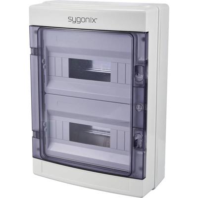 Sygonix SY-6696060 Kleine verdeelkast Oppervlakmontage Aantal groepen: 24 Aantal rijen: 2 Inhoud: 1 stuk(s)