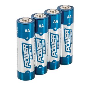 Powermaster AA super alkaline batterij LR6, 4 pk. | 4 pk. - 992118