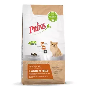 Prins hondenvoer ProCare Mini Lamb &amp; Rice Hypoallergic 3 kg
