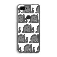 Cats: Google Pixel 3a Transparant Hoesje