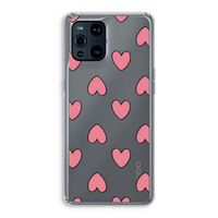 Ondersteboven verliefd: Oppo Find X3 Pro Transparant Hoesje