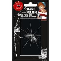 Fop sticker gebroken mobiele telefoon - 2x - glas kapot - 1 april - smartphone sticker - scherm stuk