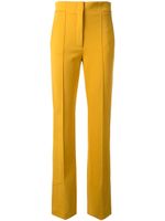 Dorothee Schumacher pantalon taille haute à fentes - Jaune - thumbnail