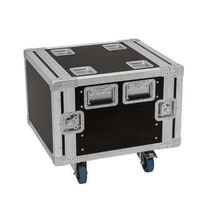 Roadinger Rack Profi 19 inch flightcase 8HE 450 mm diep met wielen