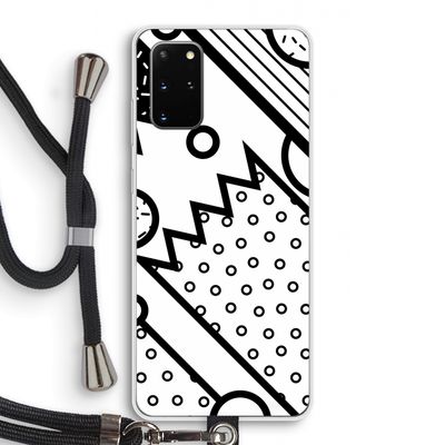 Pop Art #4: Samsung Galaxy S20 Plus Transparant Hoesje met koord