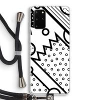 Pop Art #4: Samsung Galaxy S20 Plus Transparant Hoesje met koord