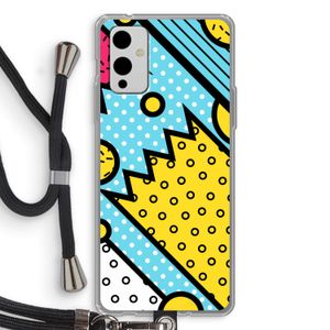 Pop Art #1: OnePlus 9 Transparant Hoesje met koord