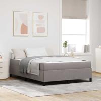 Boxspring bed Taupe en Zwart 140 x 190 cm