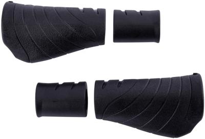 Ergotec set handvatten reno 92+43mm/92+43mm zwart