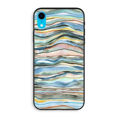 Watercolor Agate: iPhone XR Biologisch afbreekbaar hoesje