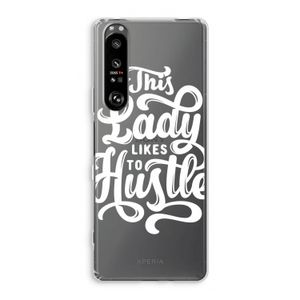 Hustle Lady: Sony Xperia 1 III Transparant Hoesje