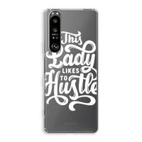 Hustle Lady: Sony Xperia 1 III Transparant Hoesje
