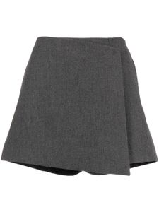 GOODIOUS short à taille haute - Gris