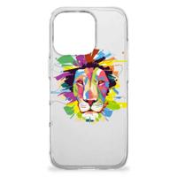 iPhone 16 Pro Telefoonhoesje met Naam Lion Color