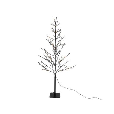 LED everlands kunstkerstboom zwart 120cm