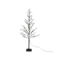 LED everlands kunstkerstboom zwart 120cm