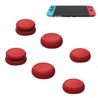 Linker + rechter gamepad Rocker Cap-knop cover voor schakelaar (rood)