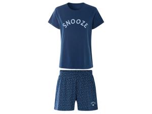 esmara Korte dames pyjama (Marineblauw, XS (32/34))