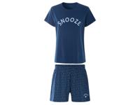 esmara Korte dames pyjama (Marineblauw, XS (32/34))