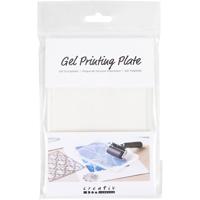 Creativ Company Geldrukplaat, afm 12,7x17,8x1 cm, mat transparant, 1 stuk