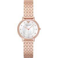 Emporio Armani Kappa Mother of Pearl Dial roestvrijstalen dameshorloge AR11006