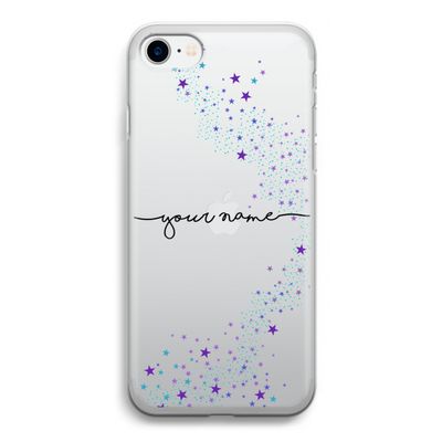 Sterren: iPhone SE 2020 Transparant Hoesje