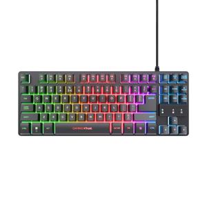 Trust GXT 833 Thado toetsenbord Gamen USB Nederlands Zwart, Zilver
