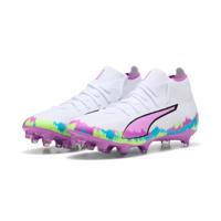 PUMA Ultra 6 Match+ High Brilliance Gras / Kunstgras Voetbalschoenen (MG) Dames Wit Paars Blauw