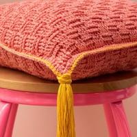 Yarn and Colors Must-Have Cushion Haakpakket 3 Salmon / Mustard